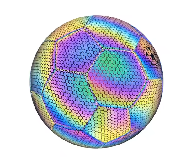 Reflecterende Voetbal Maat 5 – Lichtgevende Trainingsbal voor Binnen en Buiten
