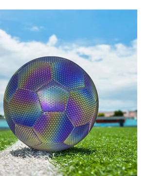 Reflecterende Voetbal Maat 5 – Lichtgevende Trainingsbal voor Binnen en Buiten