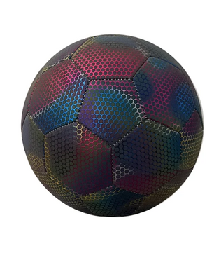 Reflecterende Voetbal Maat 5 – Lichtgevende Trainingsbal voor Binnen en Buiten