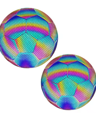 Reflecterende Voetbal Maat 4 en 5 – Glow in the Dark Trainingsbal voor Nacht en Outdoor