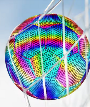 Reflecterende Voetbal Maat 4 en 5 – Glow in the Dark Trainingsbal voor Nacht en Outdoor
