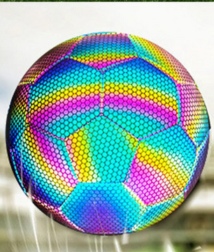 Reflecterende Voetbal Maat 4 en 5 – Glow in the Dark Trainingsbal voor Nacht en Outdoor