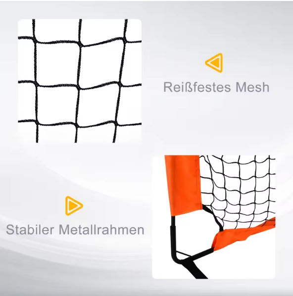 Set van 2 Voetbaldoelen 183 cm – Pop-up Goals met Net voor Training en Tuin