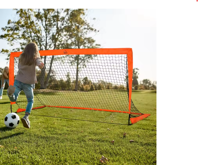 Set van 2 Voetbaldoelen 183 cm – Pop-up Goals met Net voor Training en Tuin