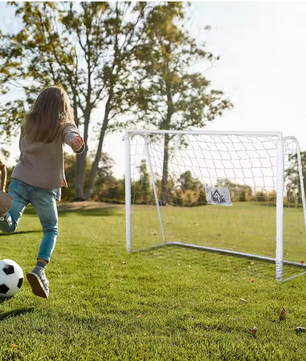 Voetbaldoel 186 cm – Stalen Goal met Net voor Training en Tuin