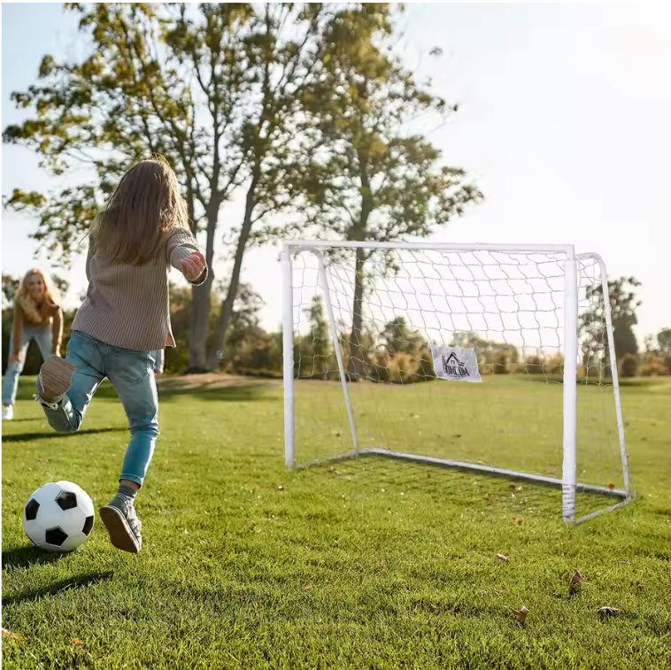 Voetbaldoel 186 cm – Stalen Goal met Net voor Training en Tuin