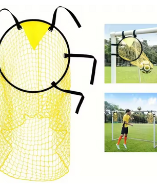 Voetbal Doel Target Net – Trainingsnet met Verstelbare Bevestiging