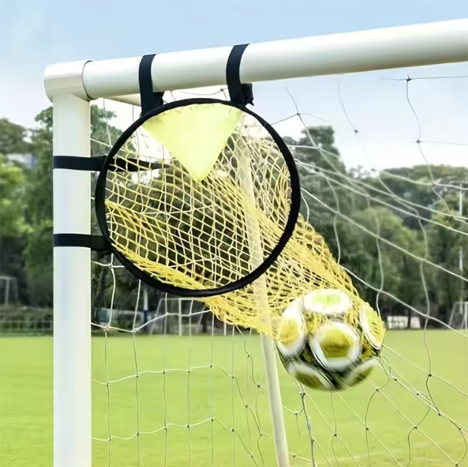 Voetbal Doel Target Net – Trainingsnet met Verstelbare Bevestiging