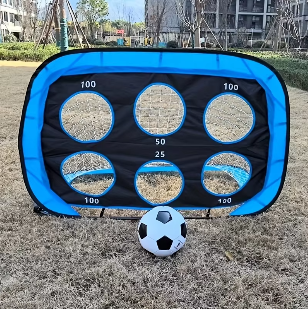 4-in-1 Pop-up Voetbaldoel – Opvouwbaar Trainingsnet voor Schieten en Passing