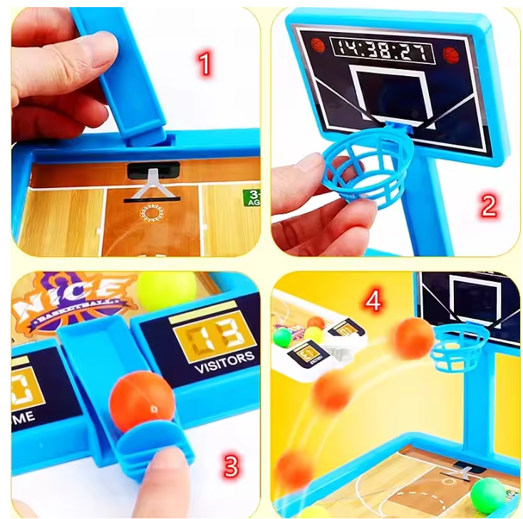 Mini Finger Basketbal Spel – Desktop Schietspel voor Kinderen en Volwassenen
