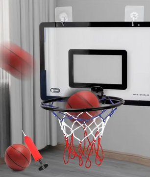 Kinder Basketbal Set voor Binnen – Muur Basket met Beugel Zonder Boren