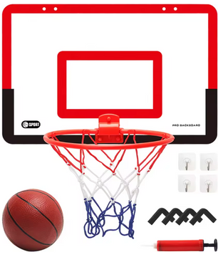 Kinder Basketbal Set voor Binnen – Muur Basket met Beugel Zonder Boren