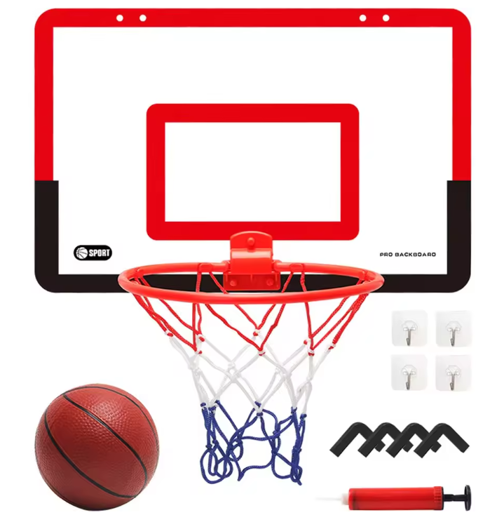 Kinder Basketbal Set voor Binnen – Muur Basket met Beugel Zonder Boren