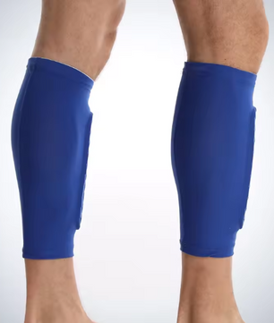 Voetbal Scheenbeschermer Sokken – Compressie Kuitbescherming met Honingraat Padding, Comfort en Ondersteuning