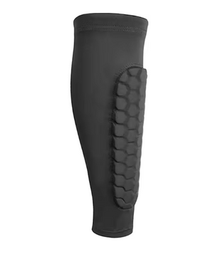 Voetbal Scheenbeschermer Sokken – Compressie Kuitbescherming met Honingraat Padding, Comfort en Ondersteuning