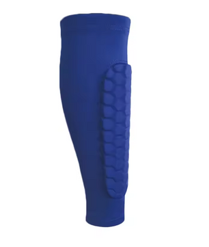 Voetbal Scheenbeschermer Sokken – Compressie Kuitbescherming met Honingraat Padding, Comfort en Ondersteuning
