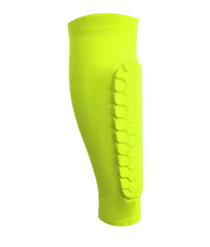 Voetbal Scheenbeschermer Sokken – Compressie Kuitbescherming met Honingraat Padding, Comfort en Ondersteuning