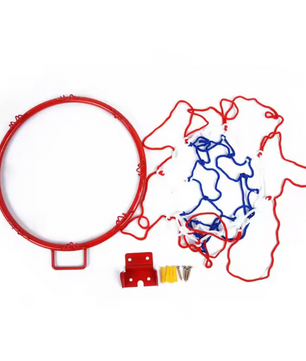 Basketbal Ring 32 cm – Stalen Hoop met Net voor Indoor & Outdoor