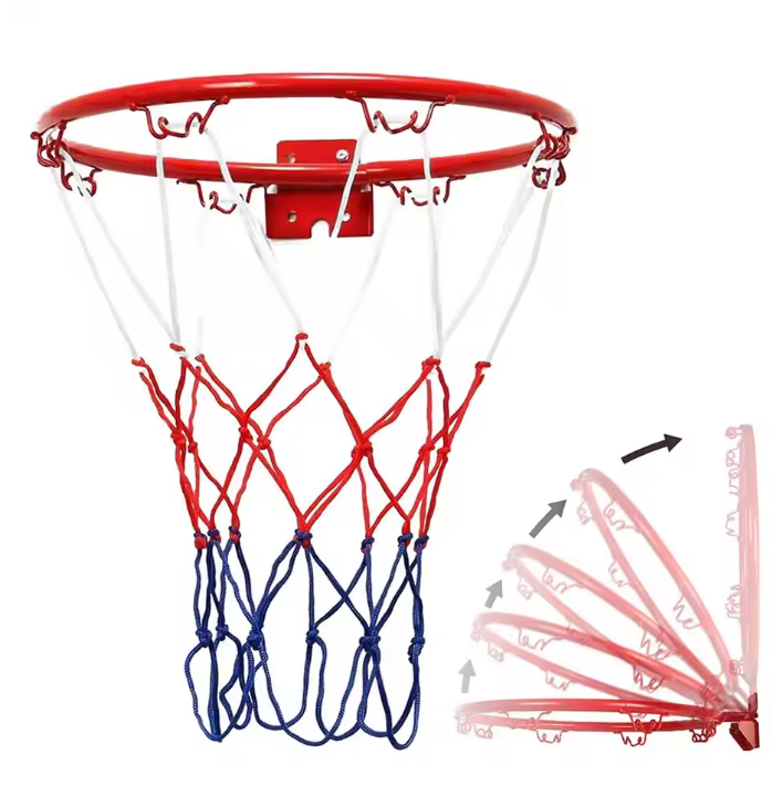 Basketbal Ring 32 cm – Stalen Hoop met Net voor Indoor & Outdoor