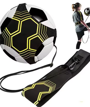 Voetbal Trainer Elastische Band – Solo Training Hulp met Verstelbare Riem voor Controle en Techniek