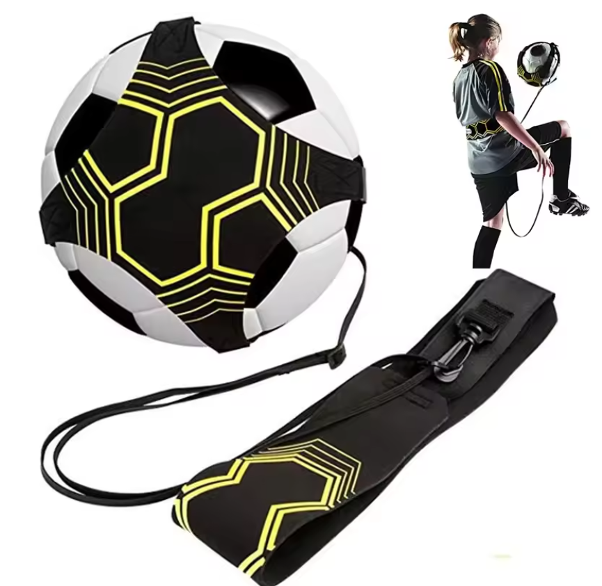 Voetbal Trainer Elastische Band – Solo Training Hulp met Verstelbare Riem voor Controle en Techniek