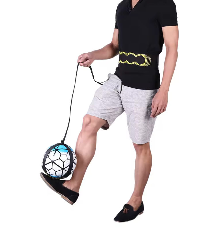 Voetbal Trainer Elastische Band – Solo Training Hulp met Verstelbare Riem voor Controle en Techniek