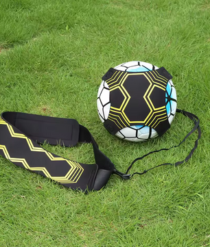 Voetbal Trainer Elastische Band – Solo Training Hulp met Verstelbare Riem voor Controle en Techniek
