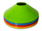 Set van 10 Voetbal Trainingskegels – Disc Cones voor Snelheid, Behendigheid en Coördinatie