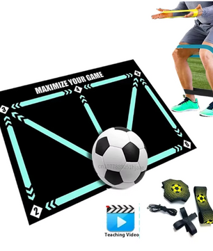 Voetbal Trainingsmat 90 × 60 cm – Antislip Dribbelmat voor Techniek en Balcontrole