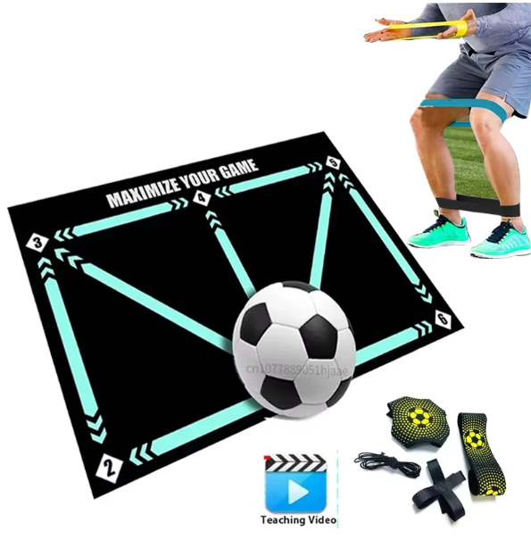 Voetbal Trainingsmat 90 × 60 cm – Antislip Dribbelmat voor Techniek en Balcontrole