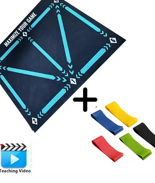 Voetbal Trainingsmat 90 × 60 cm – Antislip Dribbelmat voor Techniek en Balcontrole