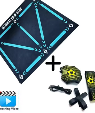 Voetbal Trainingsmat 90 × 60 cm – Antislip Dribbelmat voor Techniek en Balcontrole