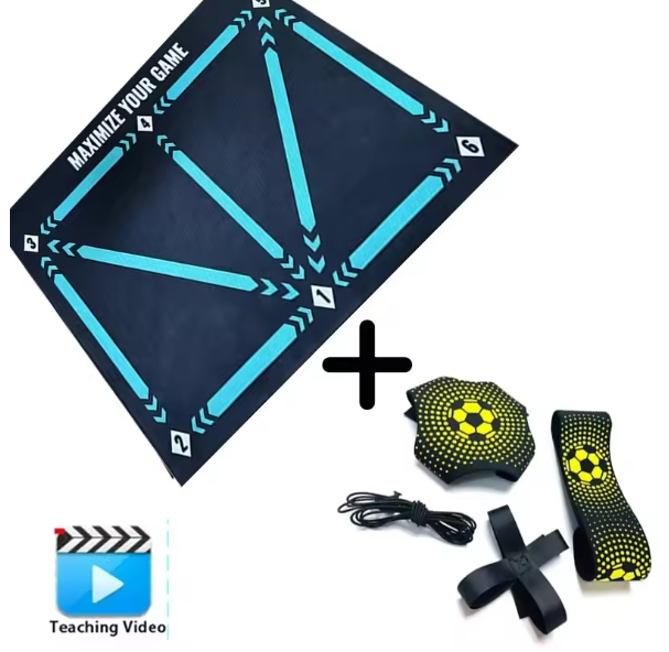 Voetbal Trainingsmat 90 × 60 cm – Antislip Dribbelmat voor Techniek en Balcontrole