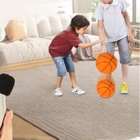 Stille Basketbal Maat 3/5/7 – Geluidloze Indoor Foam Bal met Hoge Stuit voor Training