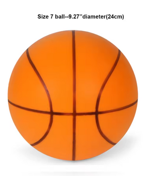 Stille Basketbal Maat 3/5/7 – Geluidloze Indoor Foam Bal met Hoge Stuit voor Training