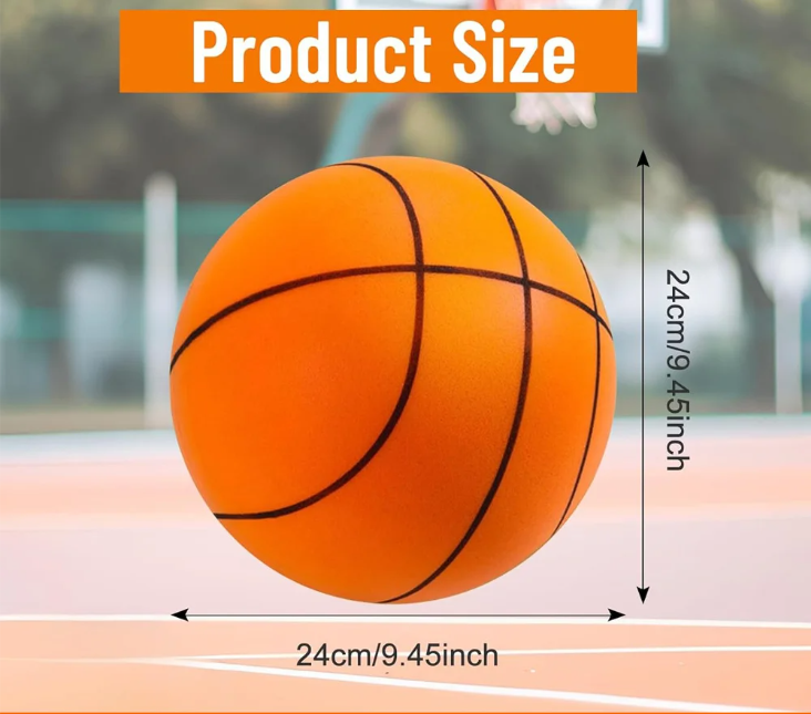 Stille Basketbal Maat 3/5/7 – Geluidloze Indoor Foam Bal met Hoge Stuit voor Training