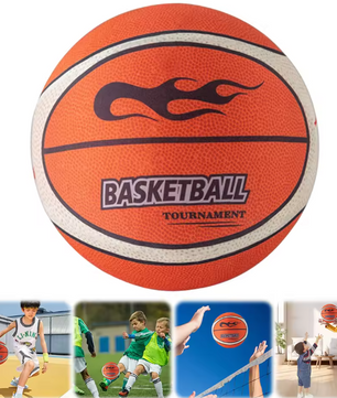 Stille Basketbal Maat 3/5/7 – Geluidloze Indoor Bal met Hoge Stuit en Duurzaam Foam