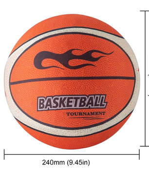 Stille Basketbal Maat 3/5/7 – Geluidloze Indoor Bal met Hoge Stuit en Duurzaam Foam