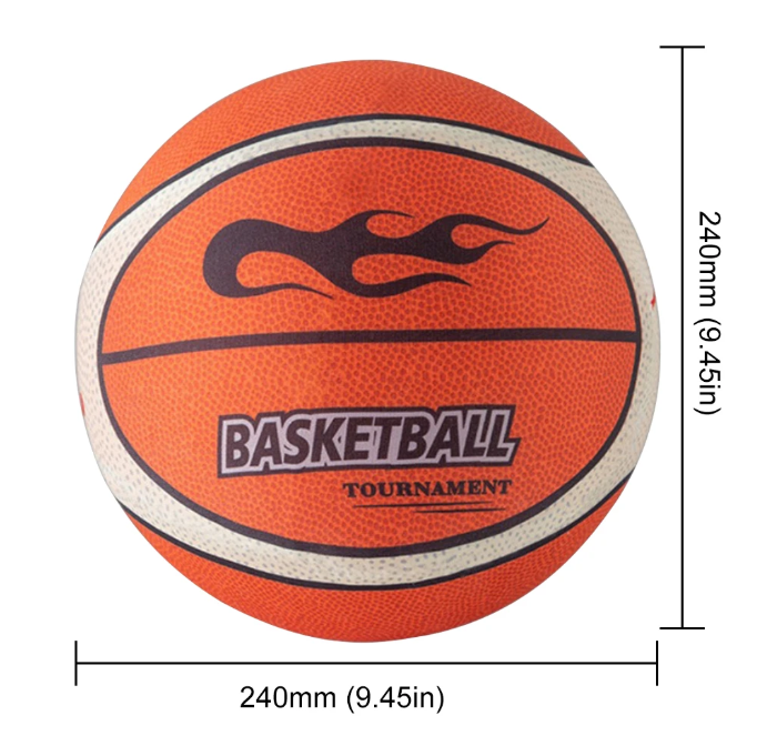 Stille Basketbal Maat 3/5/7 – Geluidloze Indoor Bal met Hoge Stuit en Duurzaam Foam