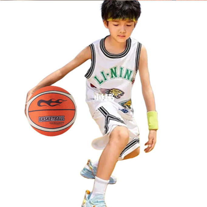 Stille Basketbal Maat 3/5/7 – Geluidloze Indoor Bal met Hoge Stuit en Duurzaam Foam