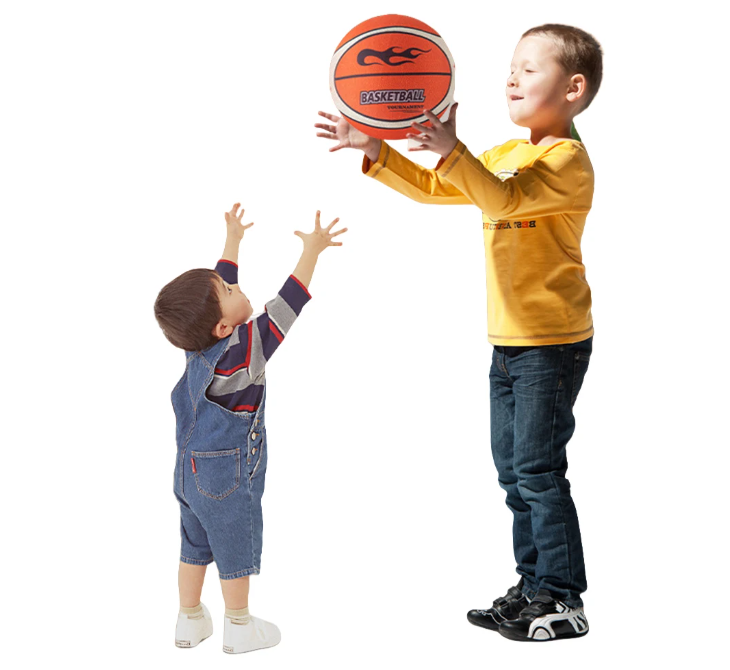 Stille Basketbal Maat 3/5/7 – Geluidloze Indoor Bal met Hoge Stuit en Duurzaam Foam