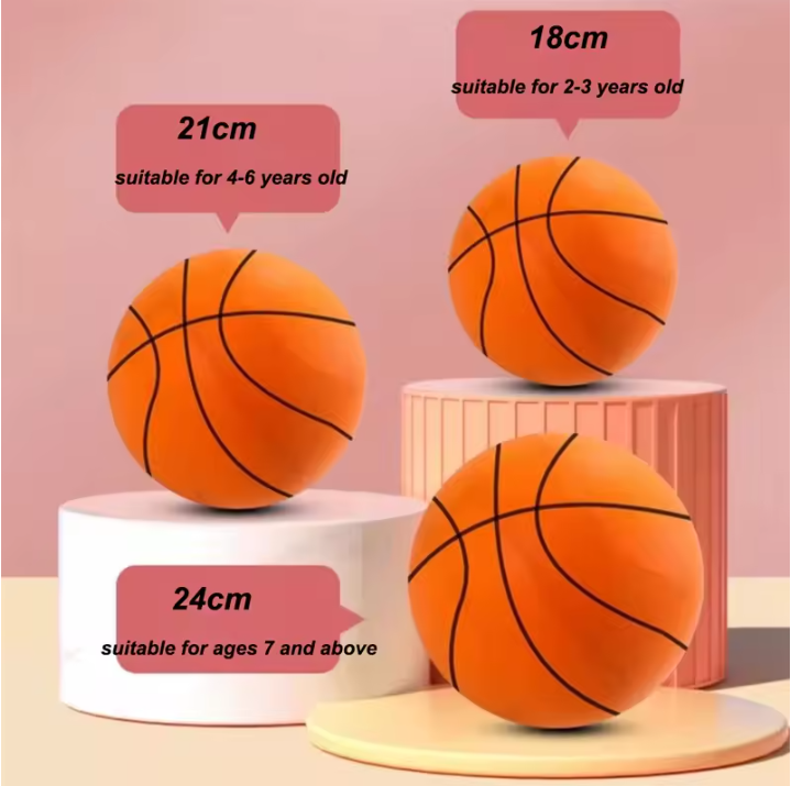 Silent Basketbal – Geluidloze Foam Bal voor Indoor Training en Spel