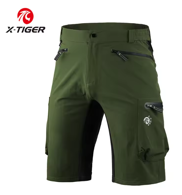 MTB Fietsbroek Heren – Ademend en Waterafstotend met Multi-Pockets voor Outdoor en Downhill