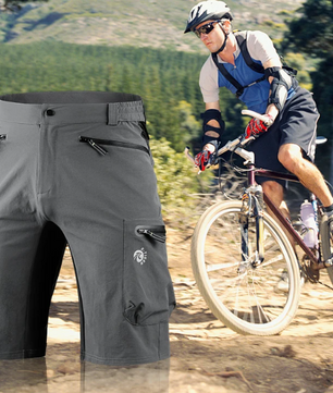 MTB Fietsbroek Heren – Ademend en Waterafstotend met Multi-Pockets voor Outdoor en Downhill