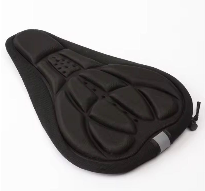 Fietszadel Hoes met Gel en Foam – Comfortabele en Ademende Zadelcover voor MTB en Racefiets