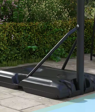 Basketbal Standaard Verstelbaar – Verrijdbare Basket met Wielen voor Indoor en Outdoor