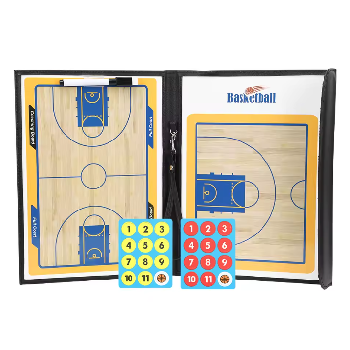 Basketbal Coachbord – Opvouwbaar Tactiekbord met Magneten & Marker
