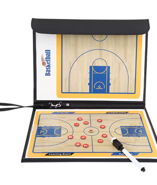 Basketbal Coachbord – Opvouwbaar Tactiekbord met Magneten & Marker