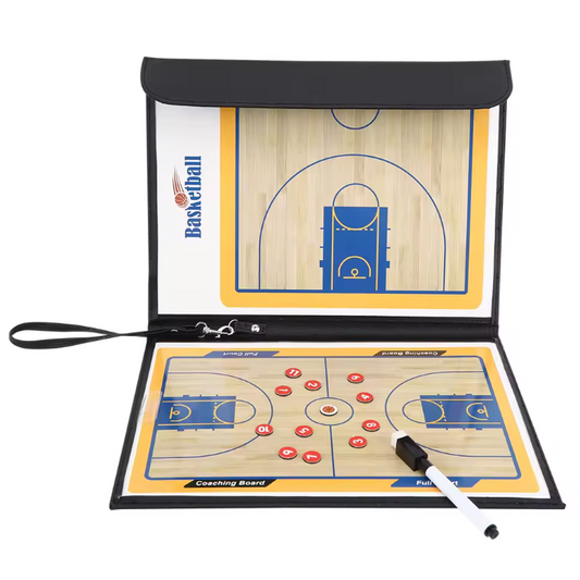 Basketbal Coachbord – Opvouwbaar Tactiekbord met Magneten & Marker