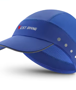 Fiets Pet met Klep – Ademend en Sneldrogend voor Zomer en Zonbescherming